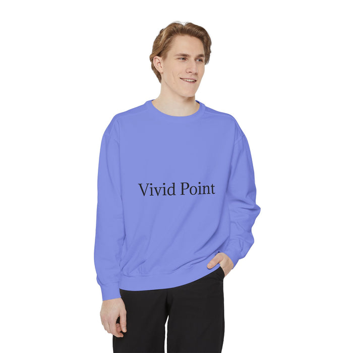 Vivid Point Minimalist Logo Sweatshirt