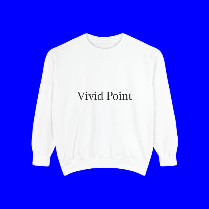 Vivid Point Minimalist Logo Sweatshirt