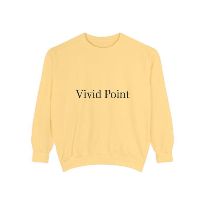 Vivid Point Minimalist Logo Sweatshirt